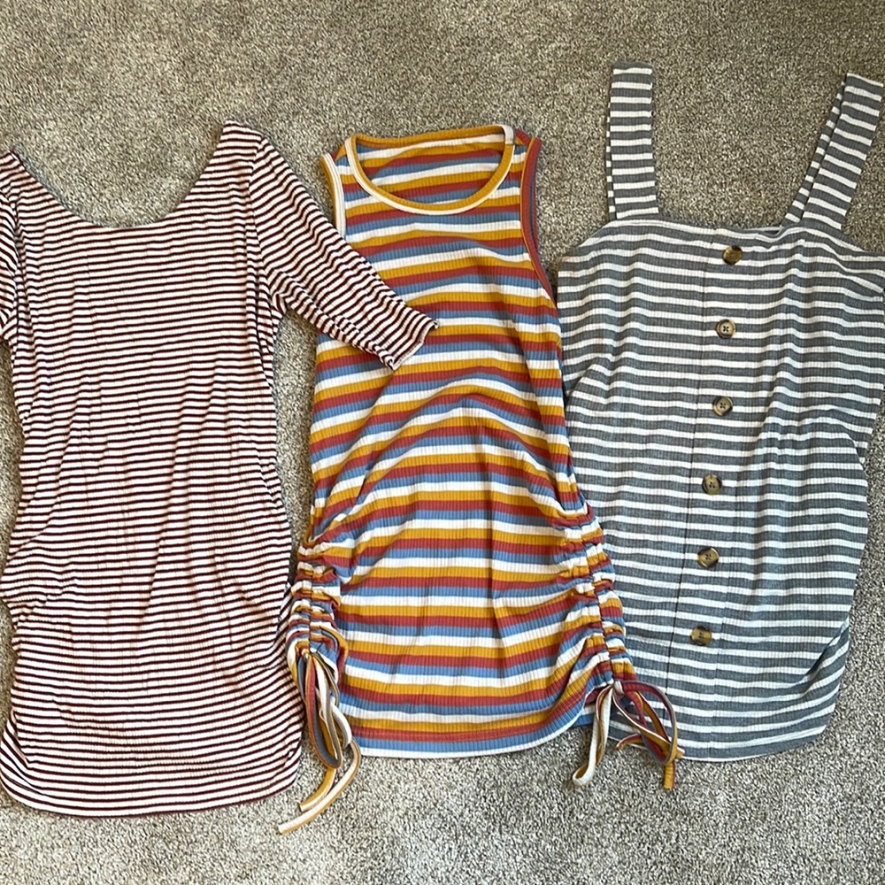 Ribbed Maternity Top Lot (3)